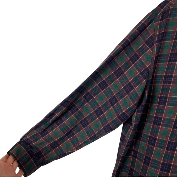 Notorious BIG Flannel Shirt Mens Large Medium Unisex Biggie Smalls Retro Plaid - Picture 5 of 15